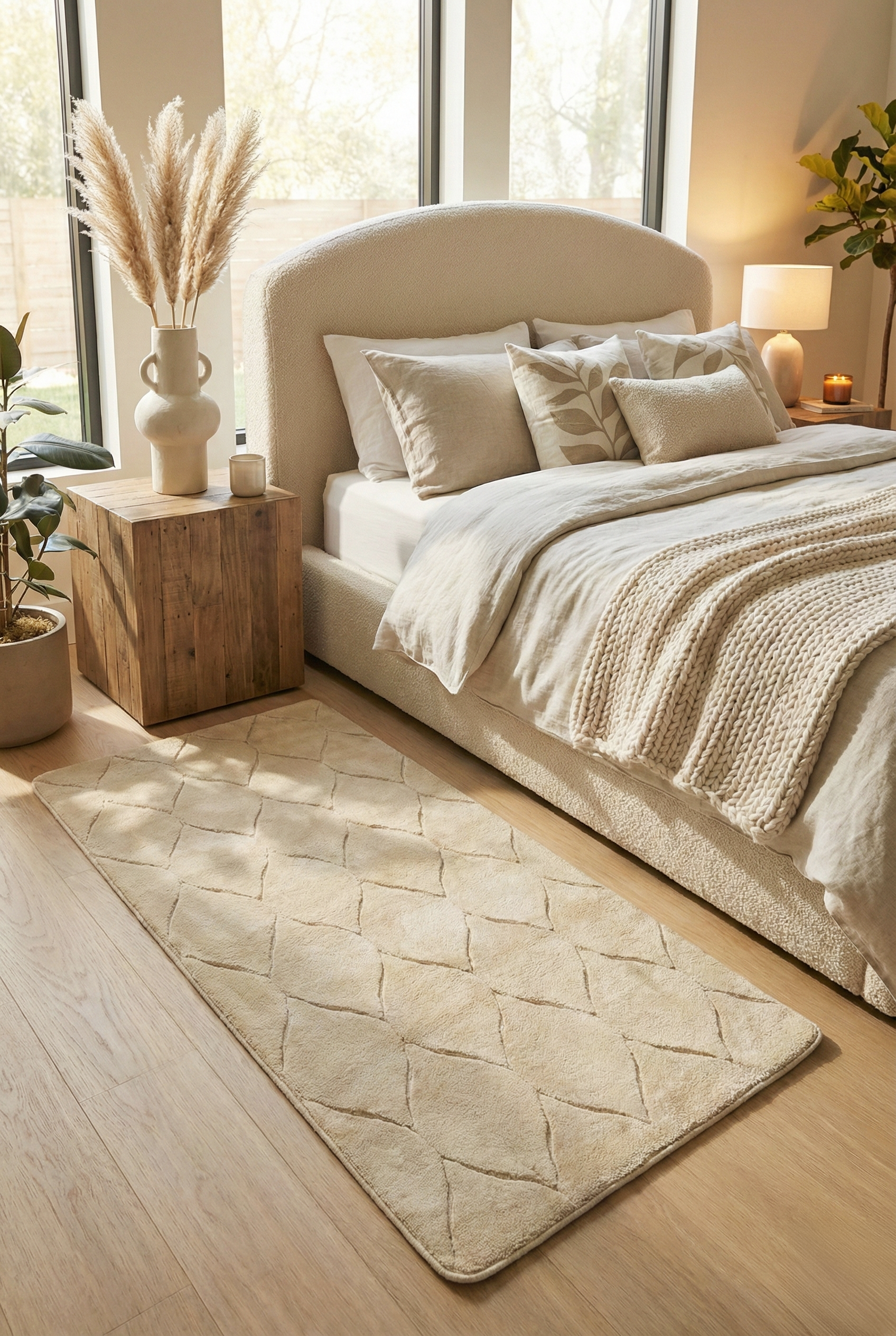 Alfombra Hojas 100x180cm