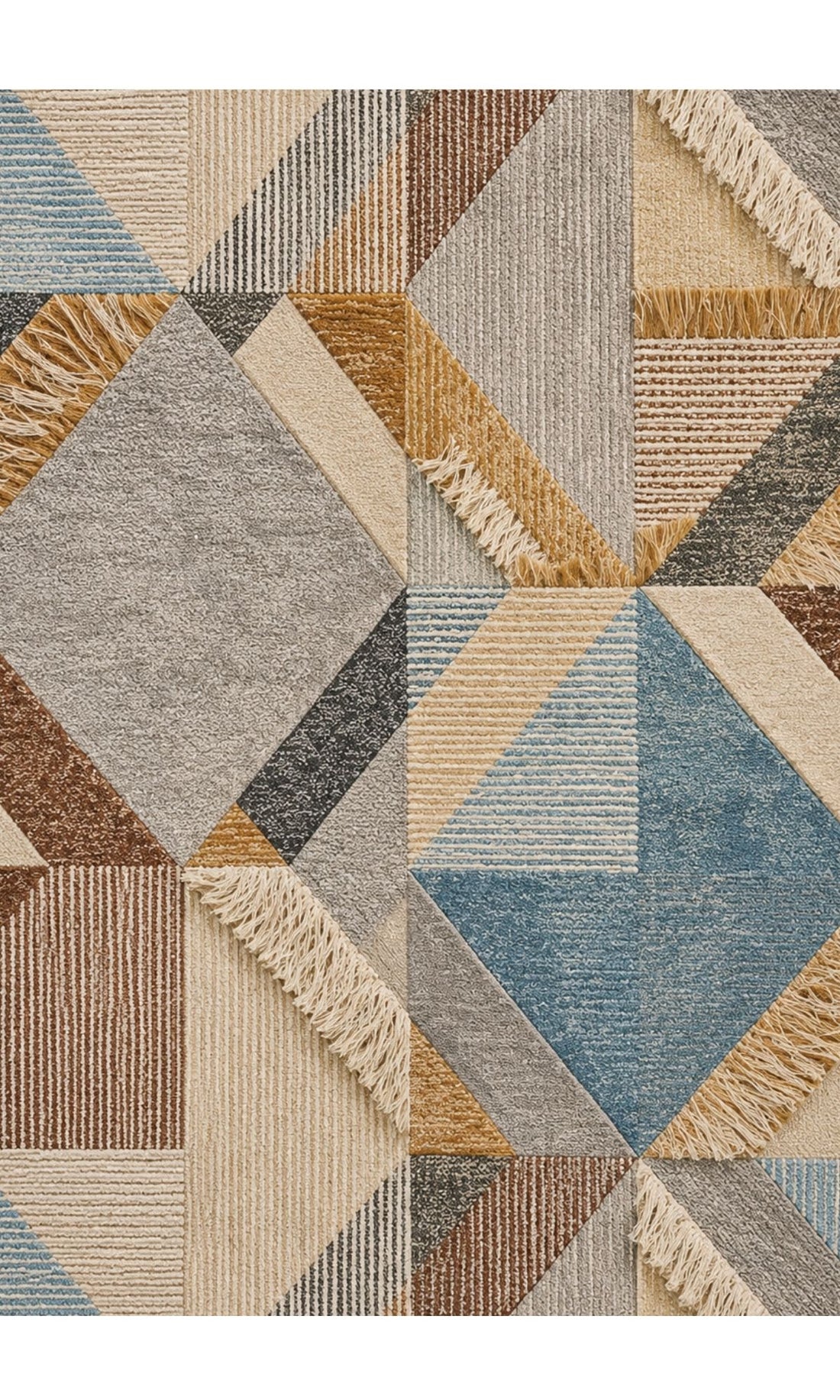Alfombra Patchwork Efecto 3D