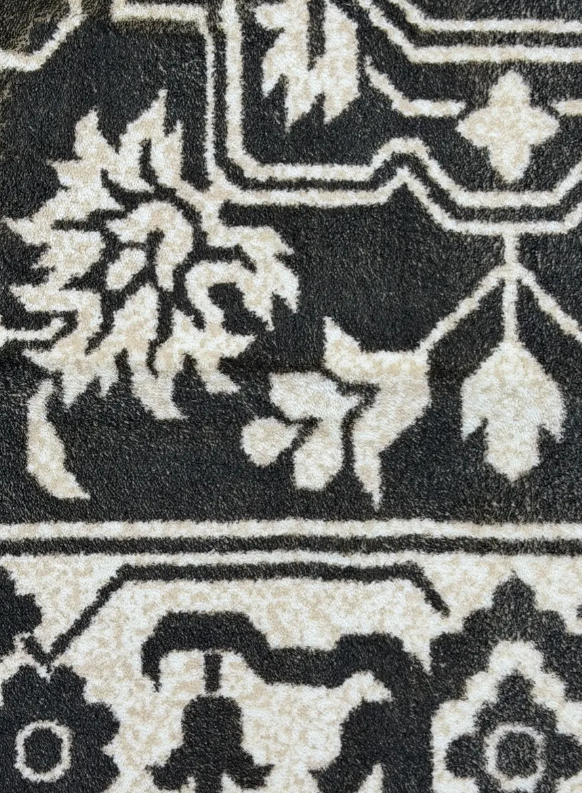Alfombra Medallón Oriental Antracita – 2x3 m / 120x180