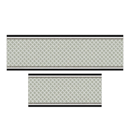 Kit Alfombras Cocina 2 Piezas Antideslizante Absorbente 45x75 45x120