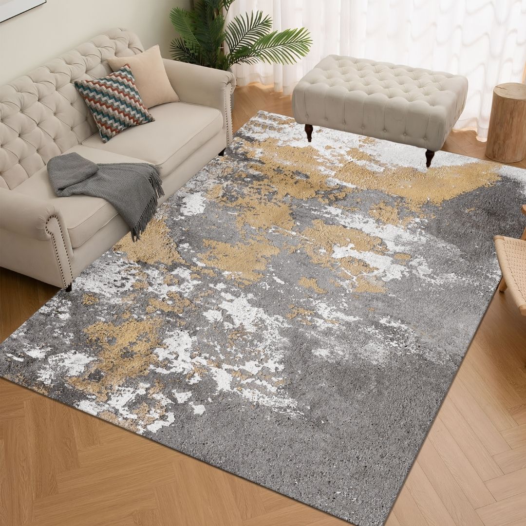 Alfombra Mármol Dorado – 160x230