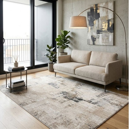 Alfombra Abstracta Vintage Beige 2x3/120x180