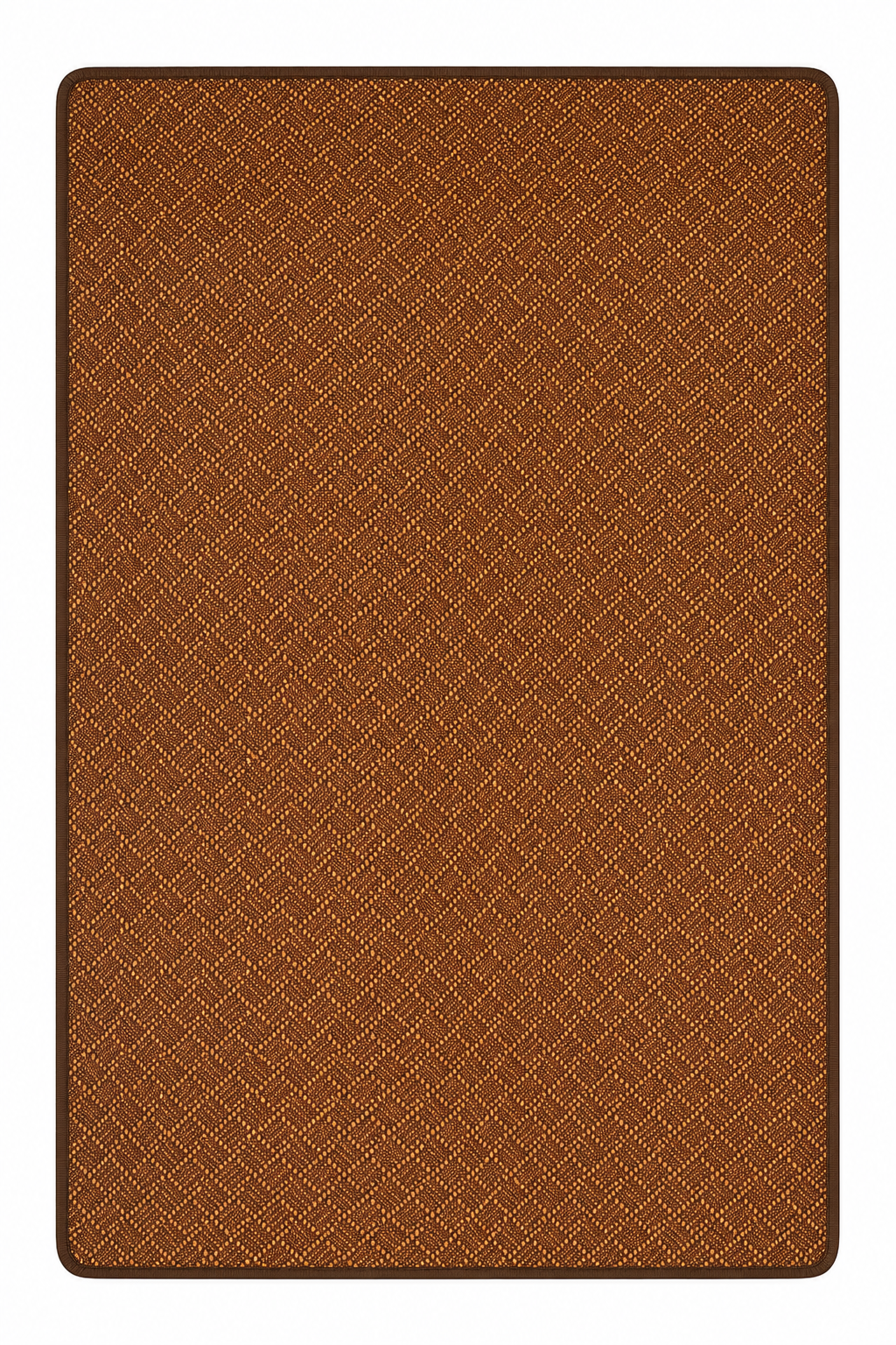 Alfombra Tejida Bian – Ratán Natural Café, estilo bambu