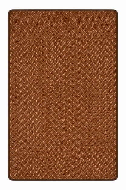 Alfombra Tejida Bian – Ratán Natural Café, estilo bambu