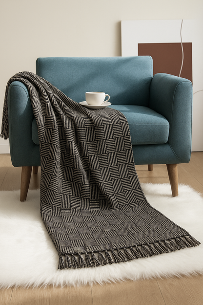 Bajada De Cama Grid 60x130