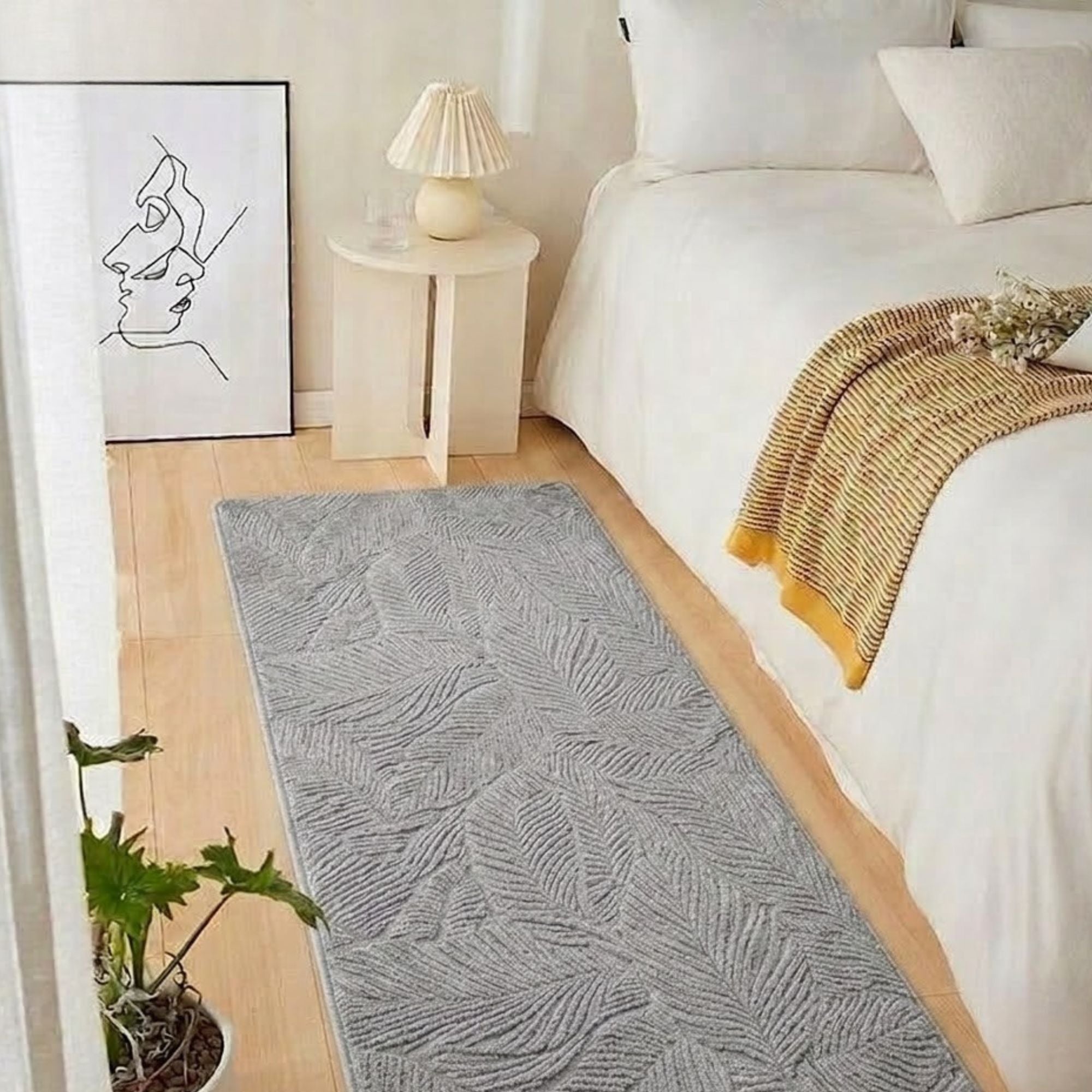 Pasillera 80x160 relieve hojas