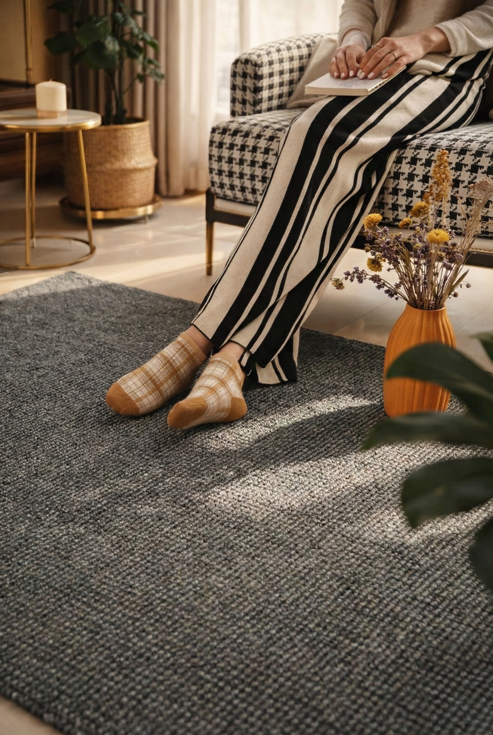 Alfombra Estilo Yute 120x180