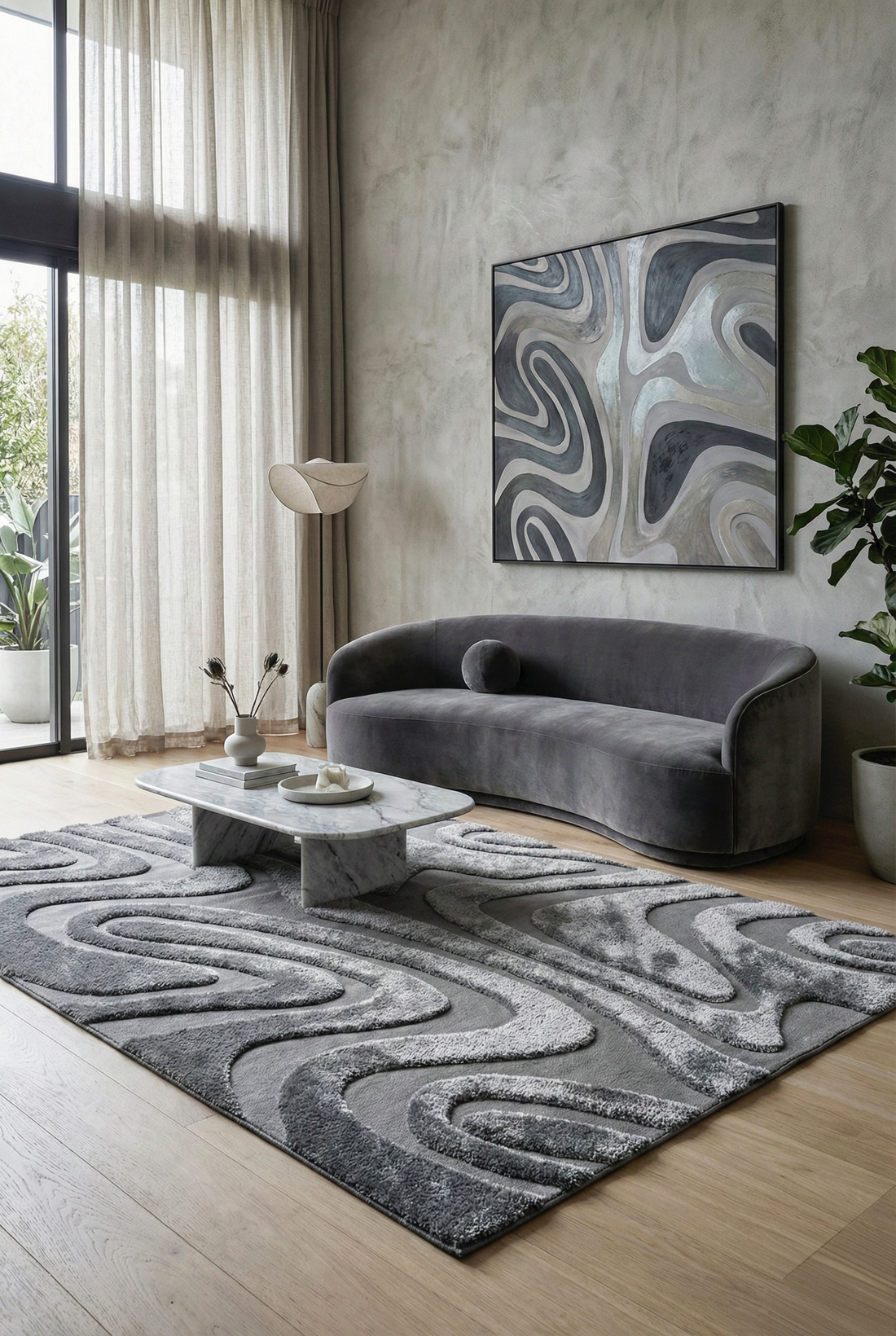 Alfombra Abstracto 140x200cm