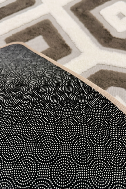 Alfombra Shaggy Rombos Geométricos – 190x300 / 120x190