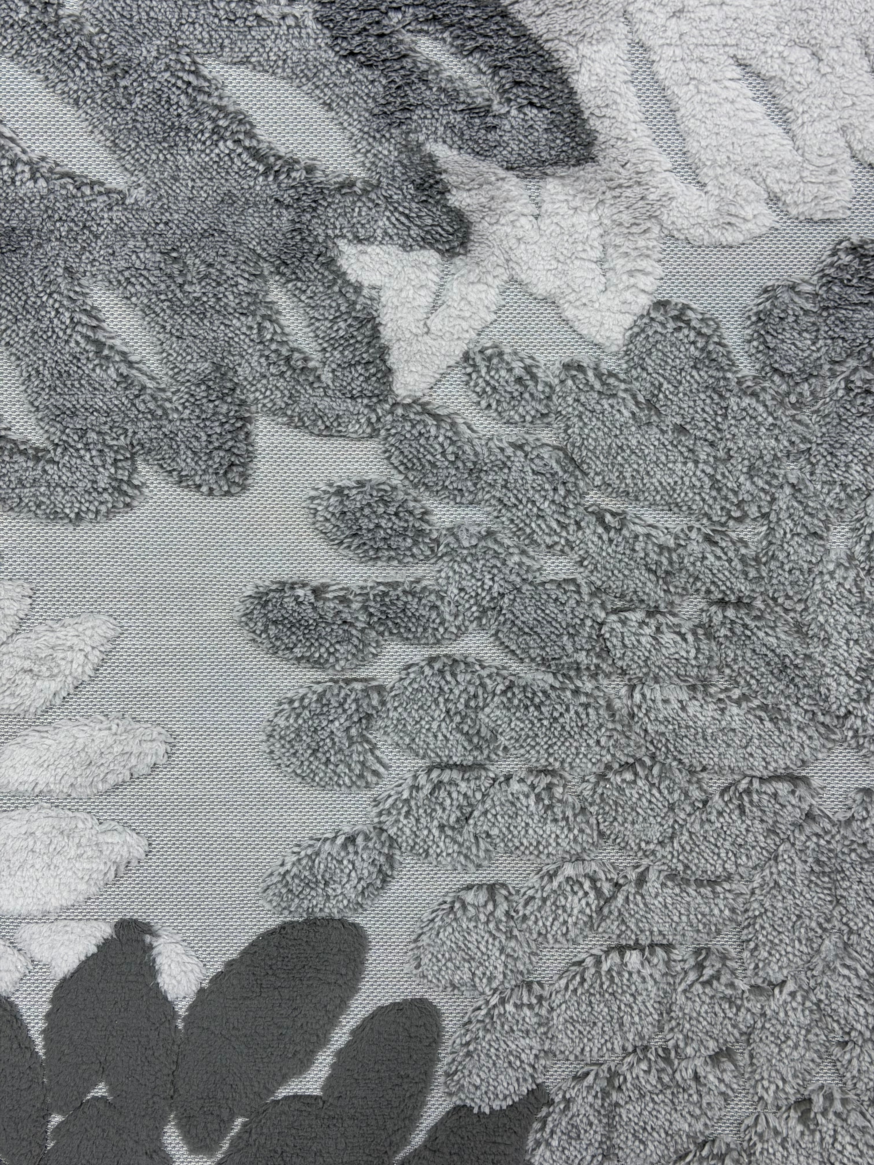 alfombra 2x3 flor3D texturas