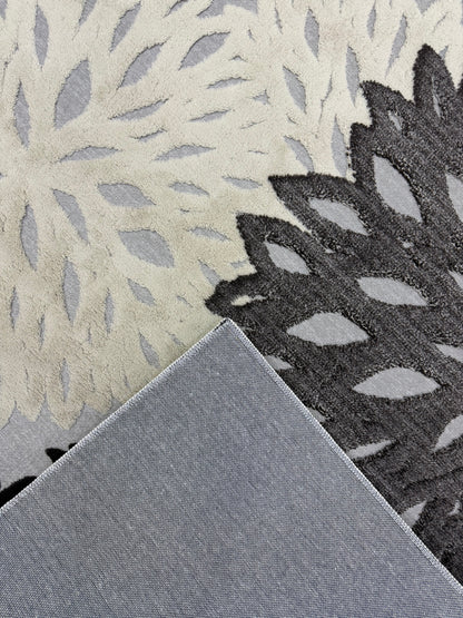 alfombra 2x3 flor3D texturas
