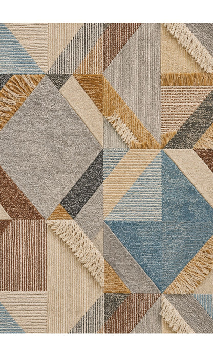 Alfombra Patchwork Efecto 3D