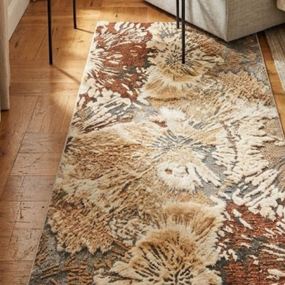 Alfombra Floral Botánica | Textura Estructurada 160X230 / 80X160